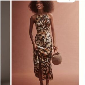 ANTHROPOLOGIE CONDITIONS APPLY SLIP MIDI DRESS- Small